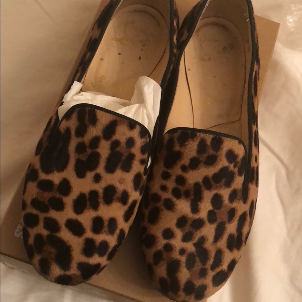 Christian Louboutin Sakouette Flat Pony Leopard